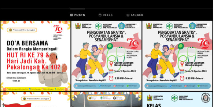 Bikin Jadi Lebih Menarik dan Informatif, Mahasiswa KKN UNDIP Revitalisasi Instagram Desa Karangjati Bikin Jadi Lebih Menarik dan Informatif, Mahasiswa KKN UNDIP Revitalisasi Instagram Desa Karangjati