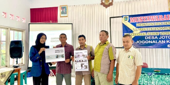 Menata Ulang Ruang untuk Masyarakat, Mahasiswa KKN UNDIP Lakukan Penyusunan DED Renovasi Aula Balai Desa Joton Menata Ulang Ruang untuk Masyarakat, Mahasiswa KKN UNDIP Lakukan Penyusunan DED Renovasi Aula Balai Desa Joton