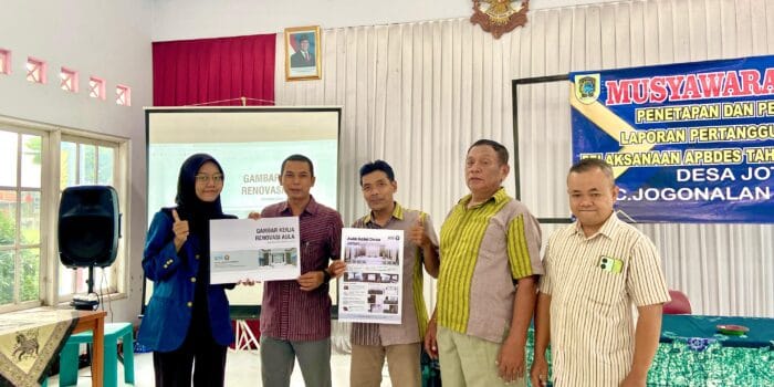 Wujudkan Ruang yang Estetis dan Fungsional, Mahasiswa KKN UNDIP Hadirkan Desain Interior Modern Minimalis untuk Aula Balai Desa Joton
