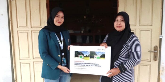 Dukung Tata Kelola Logistik, Mahasiswa KKN Undip Hadirkan Rancangan Desain Gudang Penyimpanan Balai Desa Gentan