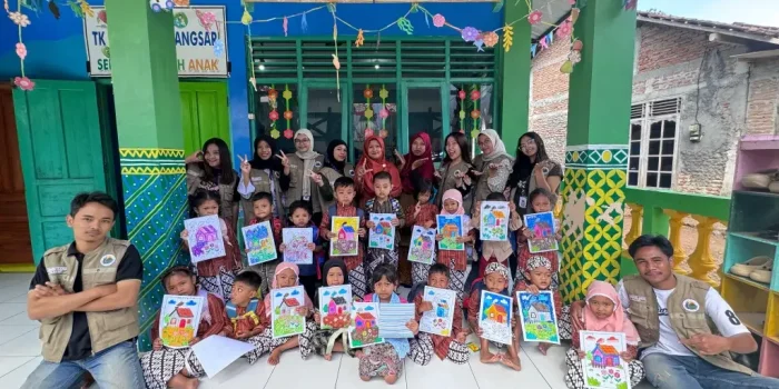 Warna-Warni Keceriaan, Mahasiswa KKN-PPM 51 UMBY Gelar Lomba Mewarnai di TK PKK 50 Sendangsari