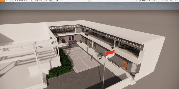 MAHASISWA UNDIP REDESAIN BALAI DESA JADI GEDUNG SERBA GUNA DAN GELAR KEGIATAN KREATIF UNTUK ANAK SD DI DESA KEBUMEN GSG