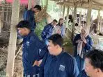Dalami Potensi Lokal, Mahasiswa KKN UPGRIS Kelompok 21 Observasi Proses Memerah Sapi di Peternakan Warga