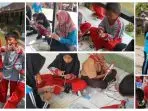 Mahasiswa PLP UNS Ajak Siswa SDN Ngemplak 02 Kartasura Berkreasi Membuat Hiasan Gantung dari Botol Bekas