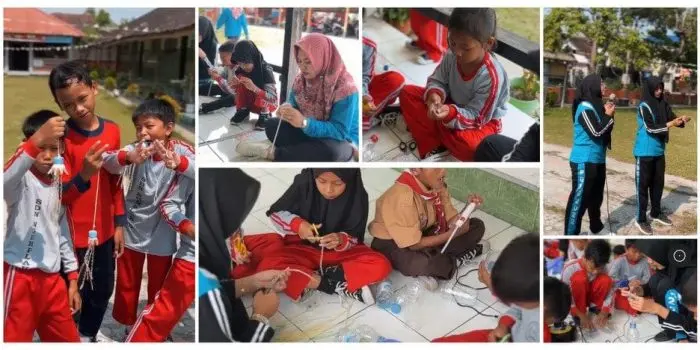 Mahasiswa PLP UNS Ajak Siswa SDN Ngemplak 02 Kartasura Berkreasi Membuat Hiasan Gantung dari Botol Bekas Mahasiswa PLP UNS Ajak Siswa SDN Ngemplak 02 Kartasura Berkreasi Membuat Hiasan Gantung dari Botol Bekas