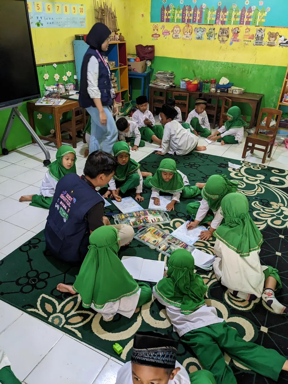 Mahasiswa KKN UNTIDAR Lakukan Optimalisasi Penerapan Islamik Montessori dalam Proses Belajar Mengajar di TK Masyithoh Budi Lestari, Bantul, Yogyakarta