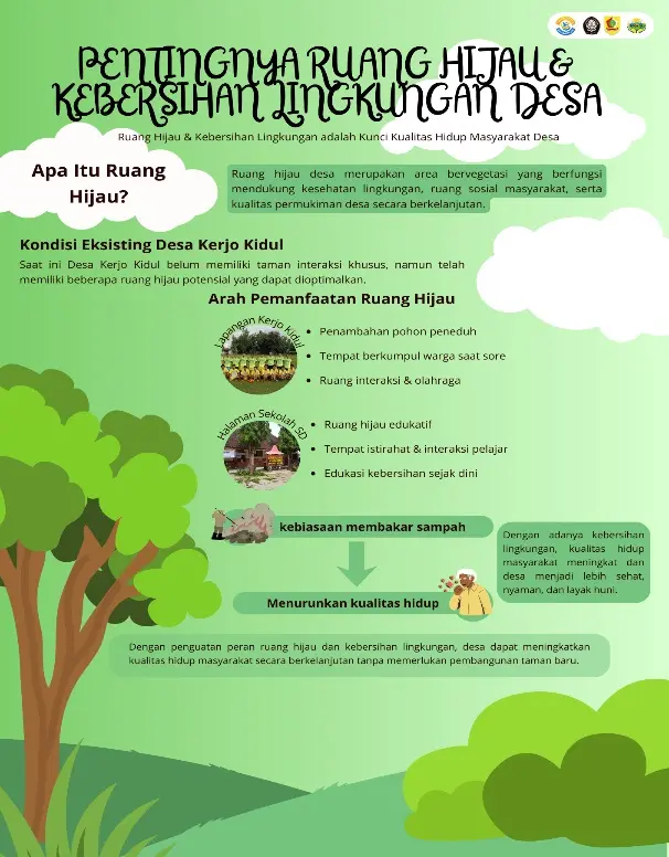 Mahasiswa KKN UNDIP Gelar Sosialisasi Pentingnya Ruang Hijau dan Kebersihan Lingkungan kepada Perangkat Desa Kerjo Kidul