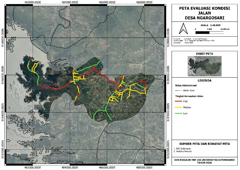 Mahasiswa KKN Undip Hadirkan Peta Kondisi Jalan Desa untuk Mendukung Pembangunan Infrastruktur