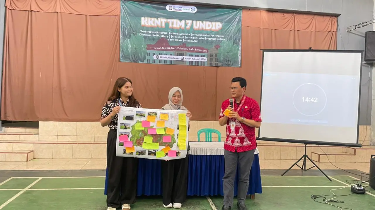 Dorong Pengembangan Desa Wisata, TIM KKN-T 07 UNDIP Selenggarakan Focus Group Discussion (FGD) Penyusunan Dokumen Masterplan Desa Wisata Glawan Kecamatan Pabelan Dorong Pengembangan Desa Wisata, TIM KKN-T 07 UNDIP Selenggarakan Focus Group Discussion (FGD) Penyusunan Dokumen Masterplan Desa Wisata Glawan Kecamatan Pabelan