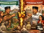 Disharmonisasi Prinsip Desentralisasi pada UU No 23 Tahun 2014 Pergeseran Prinsip Desentralisasi ke Arah Resentralisasi