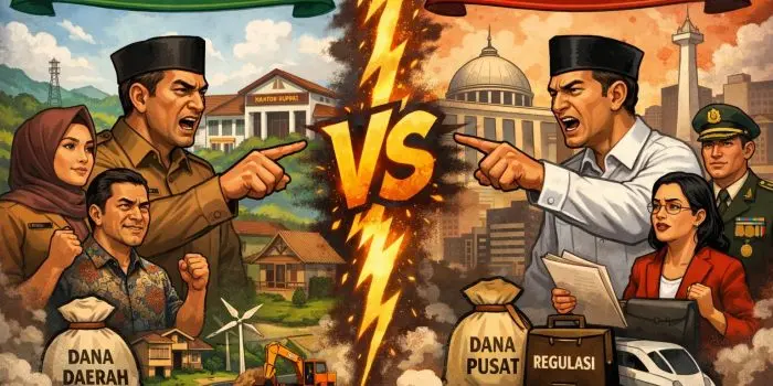 Disharmonisasi Prinsip Desentralisasi pada UU No 23 Tahun 2014 Pergeseran Prinsip Desentralisasi ke Arah Resentralisasi