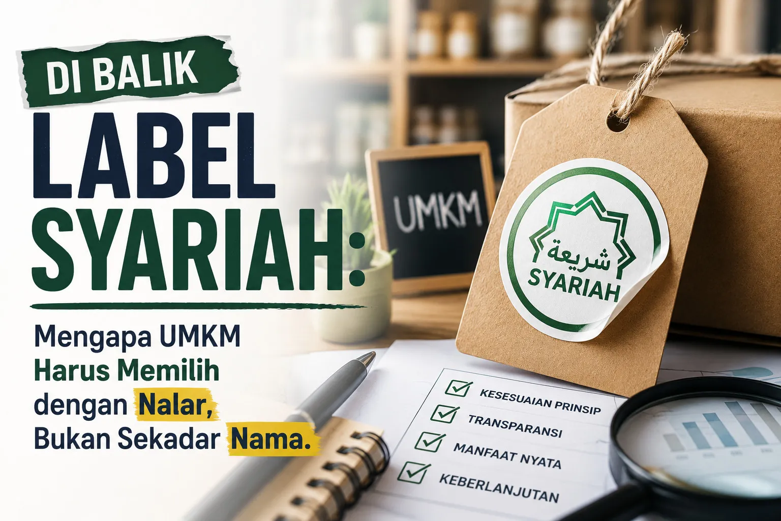 Di Balik Label Syariah: Mengapa UMKM Harus Memilih dengan Nalar, Bukan Sekadar Nama