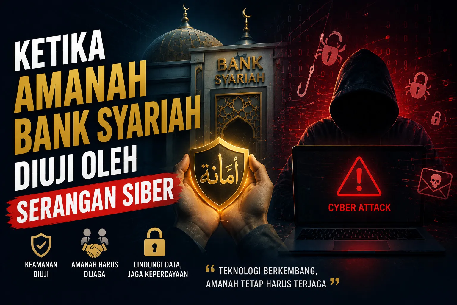 Ketika Amanah Bank Syariah Diuji oleh Serangan Siber