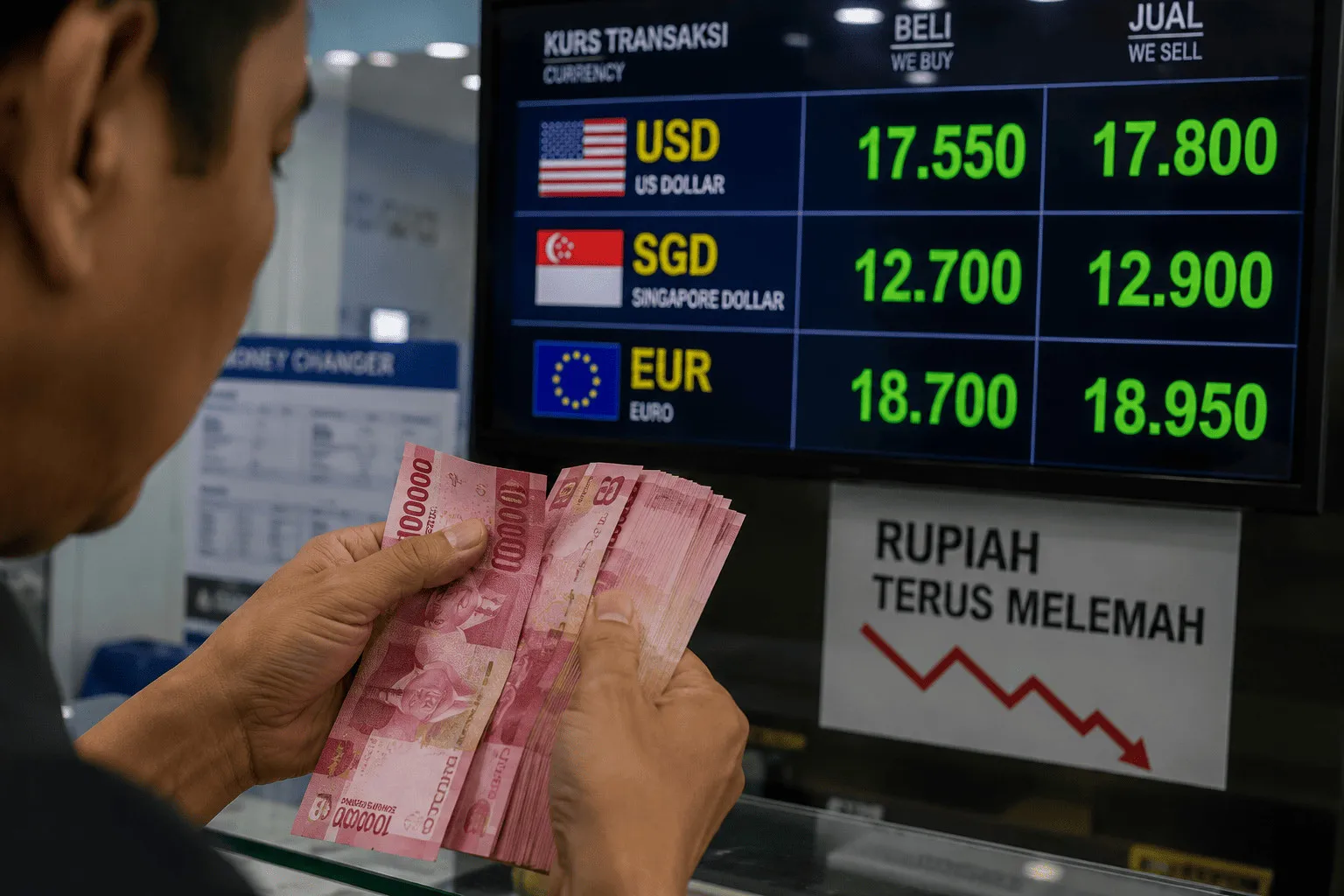Saat Dolar AS Mengamuk Lagi, Rupiah Kita Ternyata Masih Rapuh