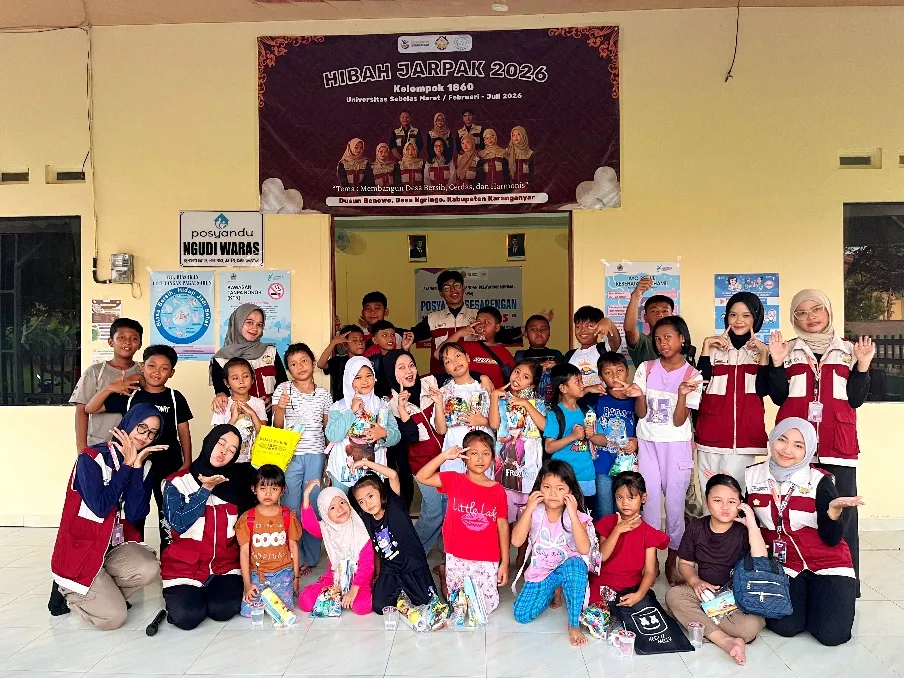 Mahasiswa PPKn FKIP UNS Hadirkan LENTERA, Ruang Belajar Menyenangkan bagi Anak-Anak Dusun Benowo, Karanganyar