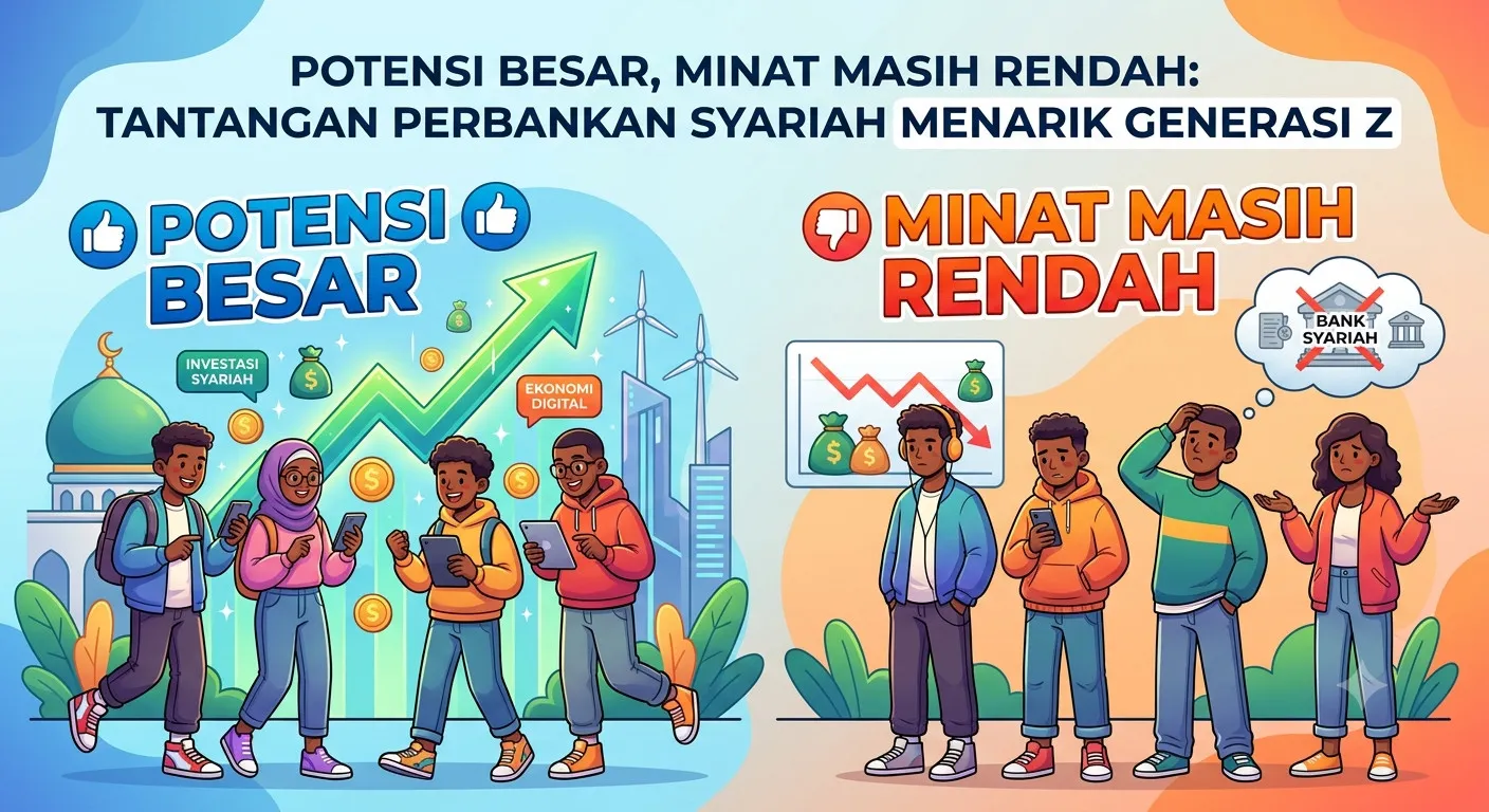 Potensi Besar, Minat Masih Rendah: Tantangan Perbankan Syariah Menarik Generasi Z