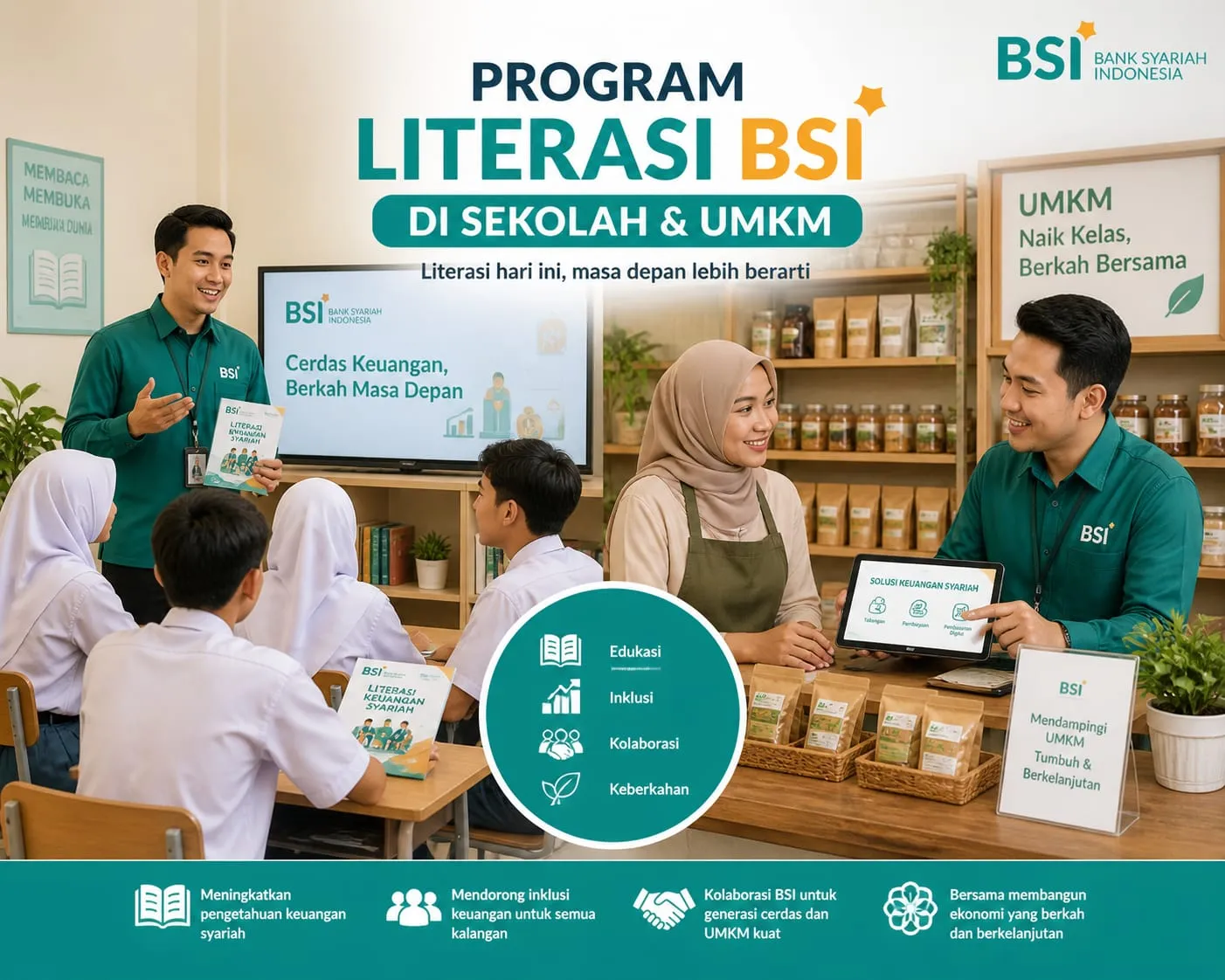 Program Literasi BSI di Sekolah & UMKM: Masalah Literasi Keuangan Syariah yang Belum Terpecahkan