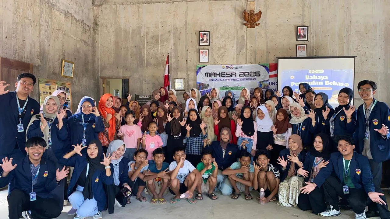 Gandeng PKD, Mahasiswa MAHESA UPGRIS Gelar Sosialisasi Bahaya Pergaulan Bebas di Manggungmangu Kendal