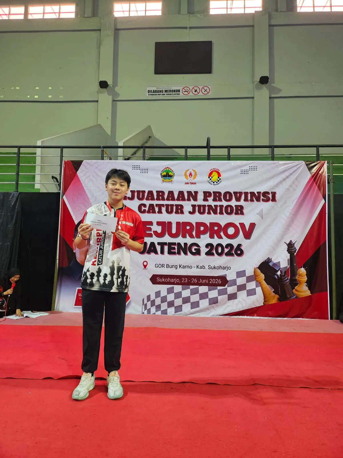 Brandon Sujanto Raih Emas Kejurprov Catur Jateng 2026, Tebus Kegagalan Dua Tahun Lalu Brandon Sujanto Raih Emas Kejurprov Catur Jateng 2026, Tebus Kegagalan Dua Tahun Lalu