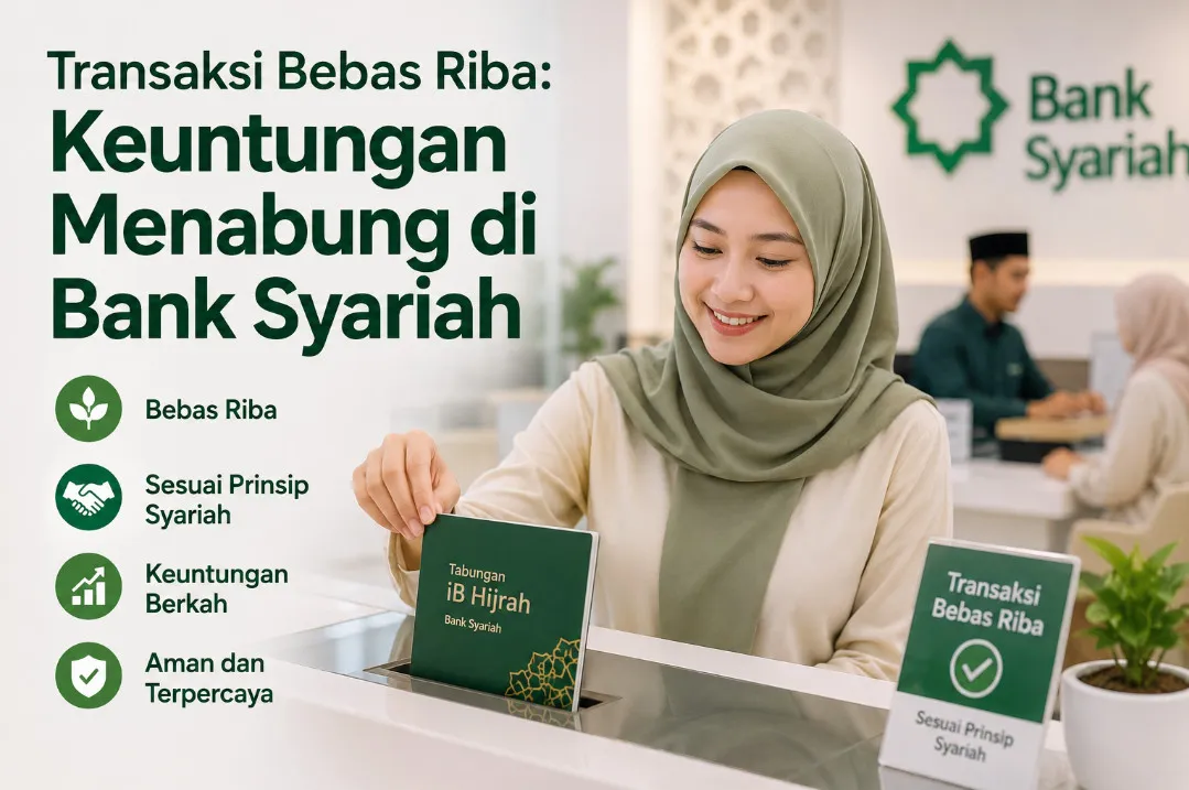 Transaksi Bebas Riba: Keuntungan Menabung di Bank Syariah