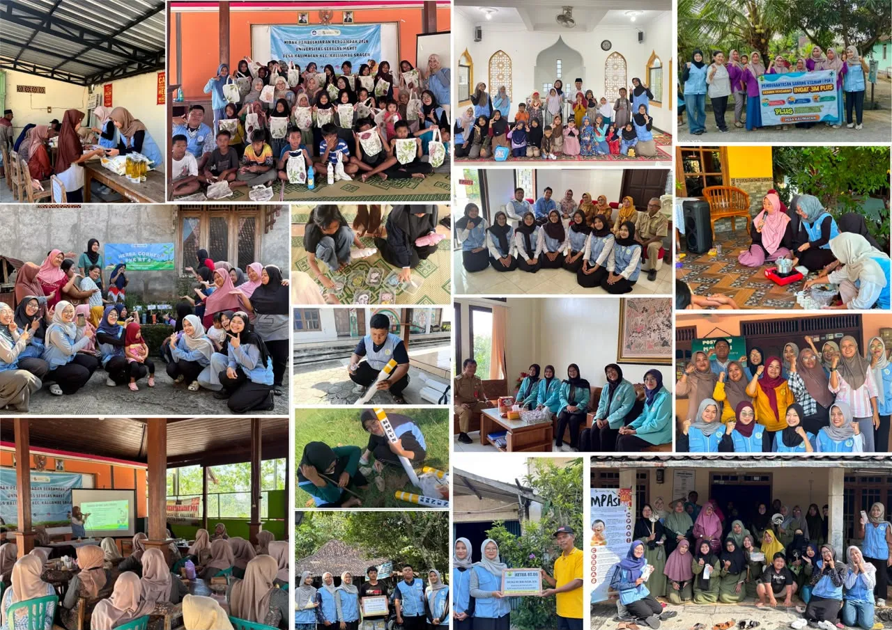 Mahasiswa KKN UNS Desa Kalimacan Gelar Sosialisasi Hidroponik Ramah Lingkungan, Kenalkan Alternatif Media Tanam dari Barang Bekas